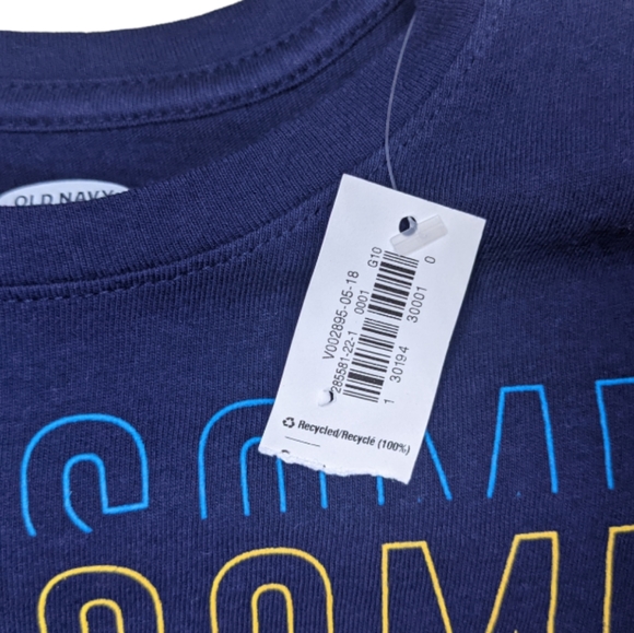 NWT Old Navy Girls Awesome Graphic Curved-Hem Tee 👕💥✨ - Picture 6 of 7